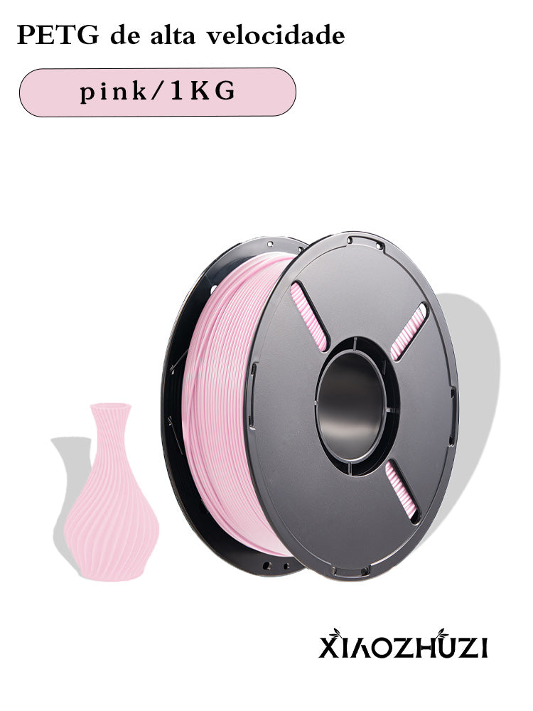 XiaoZhuZi-Consumíveis para impressão 3D - Consumíveis PETG adequados para impressoras 3D Bamboo Lab, Creality e Anycubic Consumíveis de 1,75 mm Materiais de impressão 3D de alta tenacidade de 1,1 kg Impressão rápida