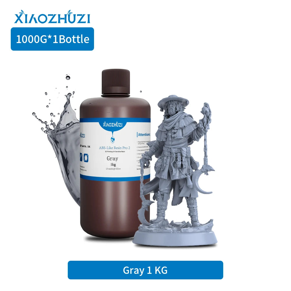 XiaoZhuzi -ABS Resina Fotopolimerizante 405nm UV Conjure Impressão 3D Fotopolímero Resina Anycubic/Elegoo LCD DLP Impressora 3D
