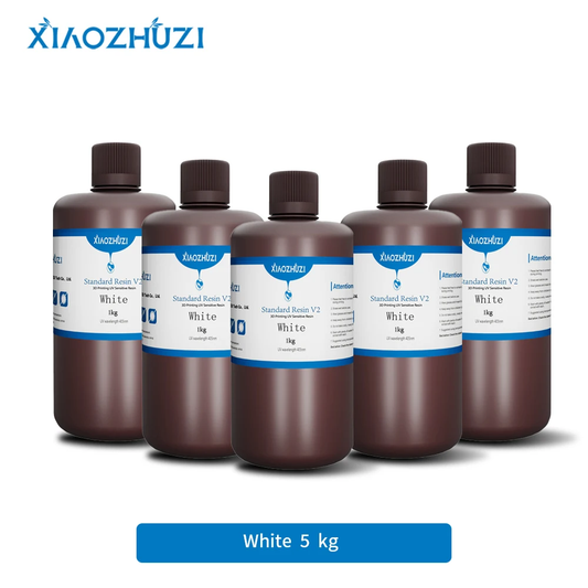 XiaoZhuZi Toughness 2.0 Resina 5KG fotossensível compatível com Elegoo Anycubic 405nm SLA DLP LCD Resina de impressora 3D Com