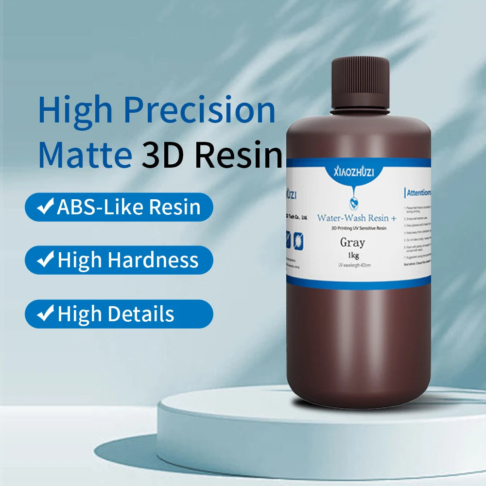 XiaoZhuzi - Resina lavável fotopolimerizante 405nm Conjure Impressão 3D Resina fotopolímero Anycubic/Elegoo LCD DLP Impressora 3D