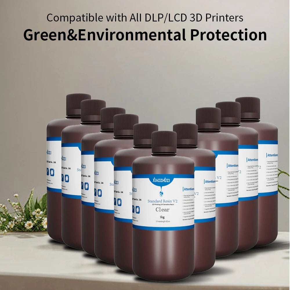 XiaoZhuZi-Toughness 2.0 photosensitive resin Applies to Elegoo Anycubic Resina 405nm SLA DLP LCD Impressora 3D Com