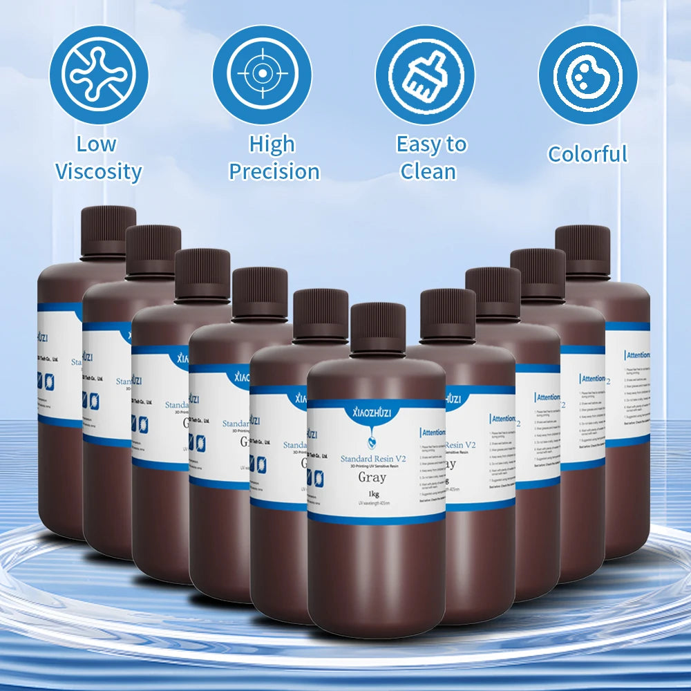 XiaoZhuZi-Toughness 2.0 photosensitive resin Applies to Elegoo Anycubic Resina 405nm SLA DLP LCD Impressora 3D Com